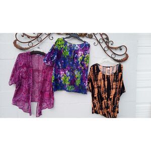 3 Ladies 1X blouses - IZOD